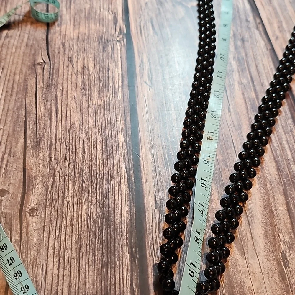 BLACK BEADED CROSSBODY BAG - Picture 10 of 10